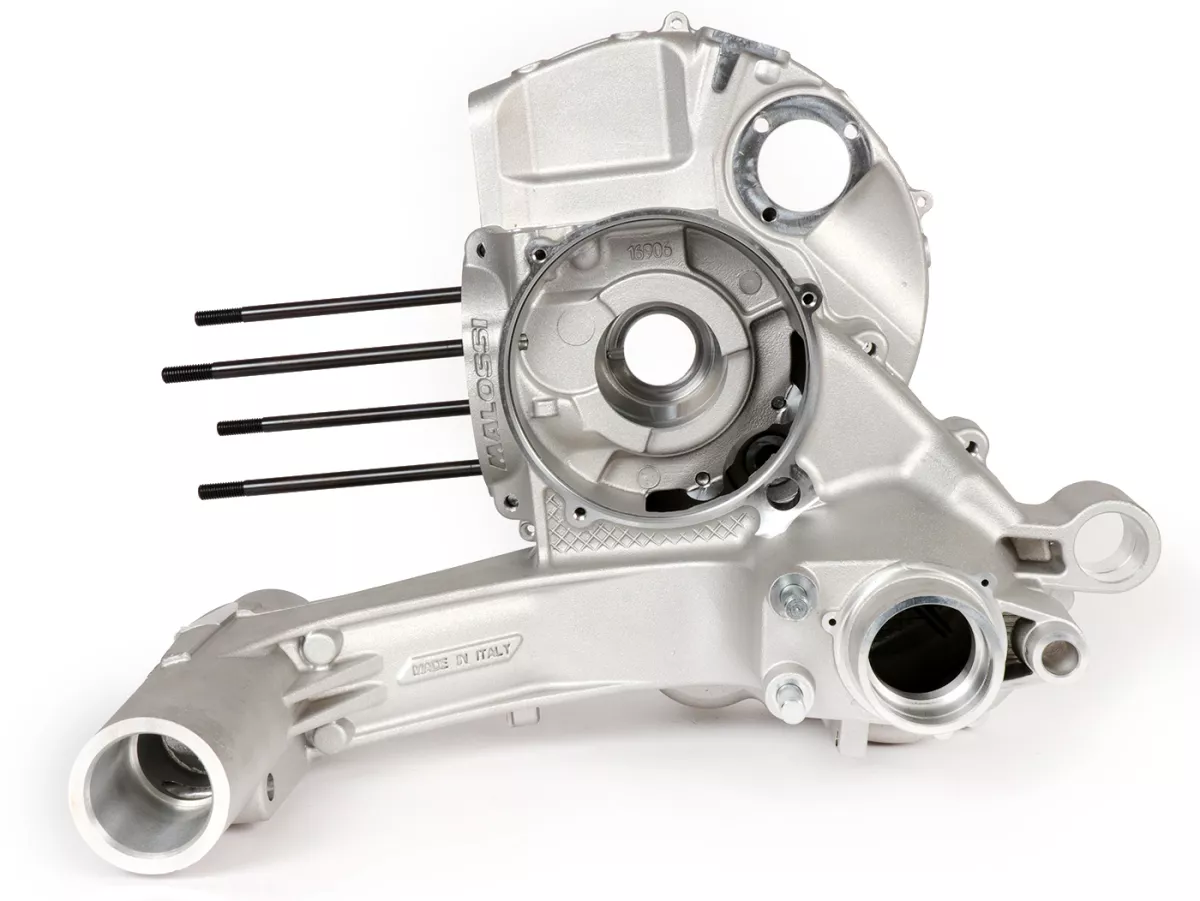 Carter -MALOSSI VR-One, membraaninlaat, carter gespindeld voor krukas tot 65mm slag- gebruikt voor Malossi 210/221 Sport/MHR, Quattrini M232/M244 - Vespa PX200 Elestart