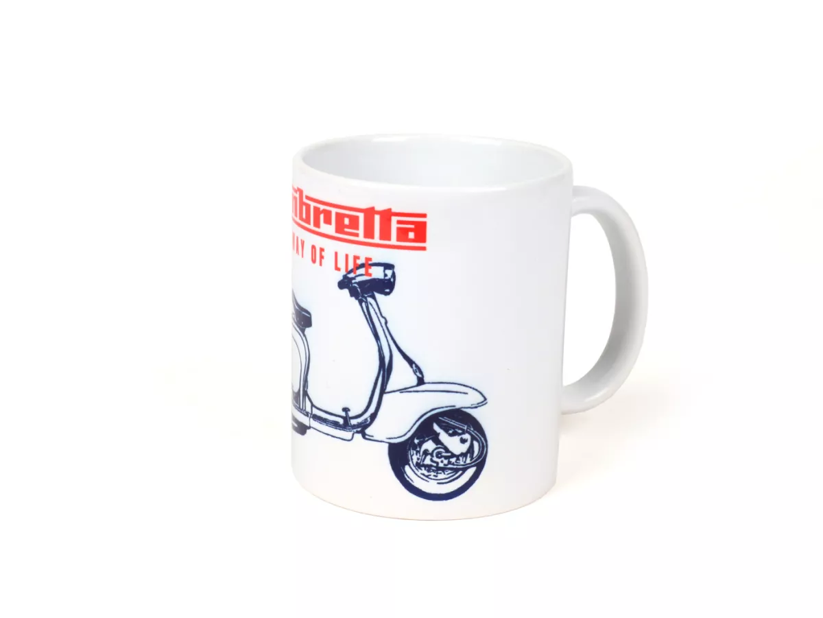 Taza - Mug -LAMBRETTA - A way of life - rojo