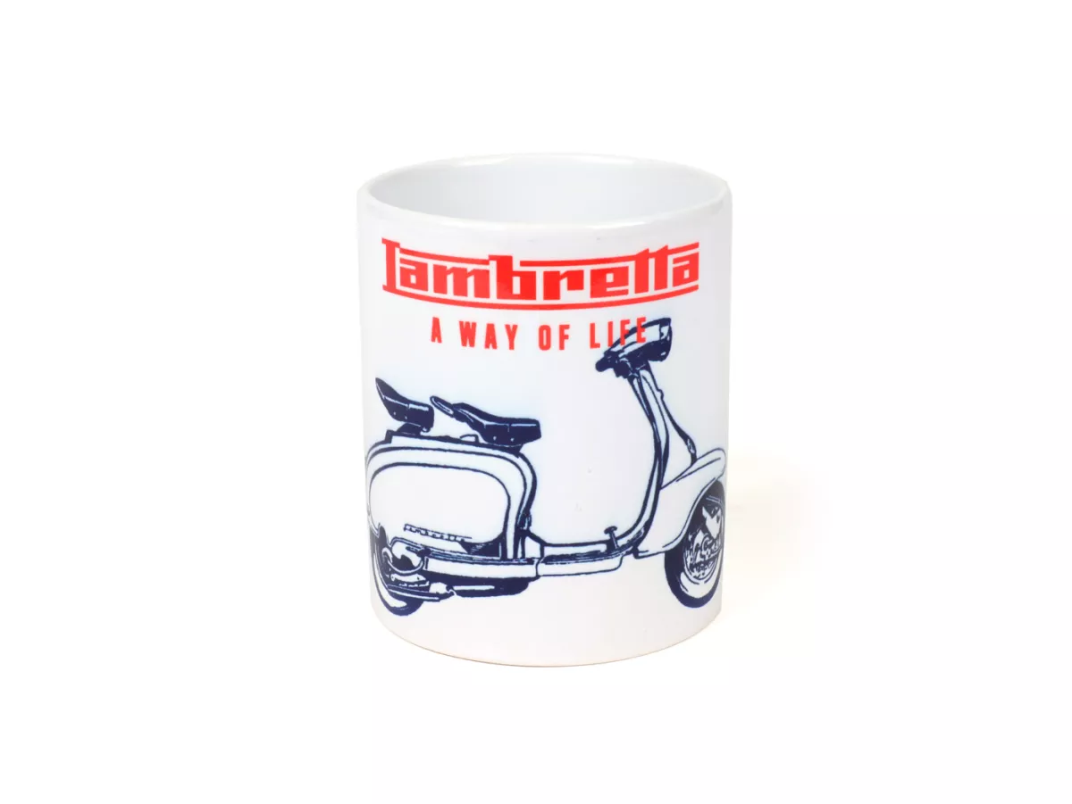 Taza - Mug -LAMBRETTA - A way of life - rojo