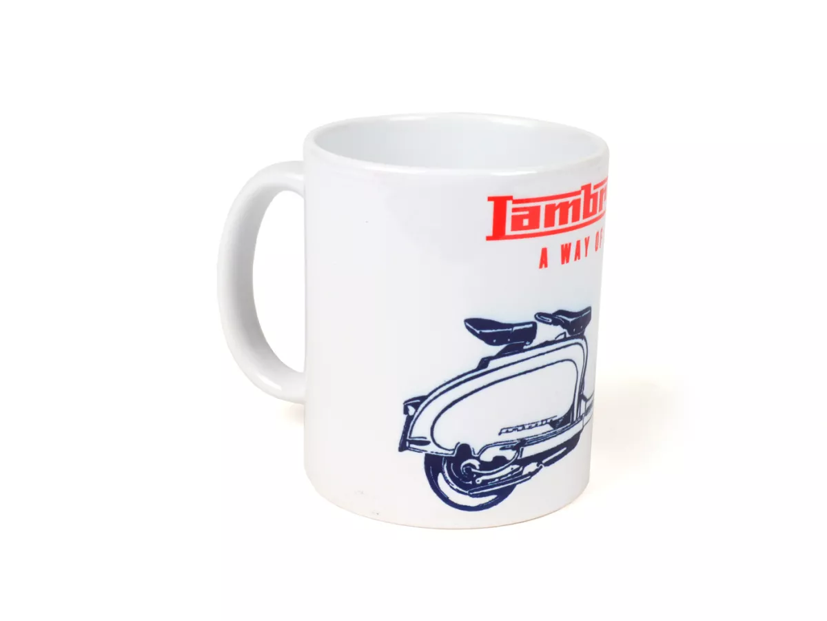 Taza - Mug -LAMBRETTA - A way of life - rojo