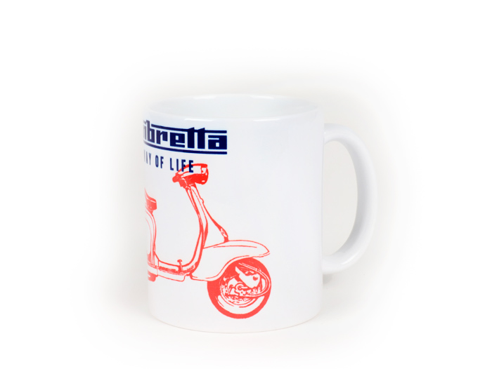 Taza - Mug -LAMBRETTA - A way of life - rojo