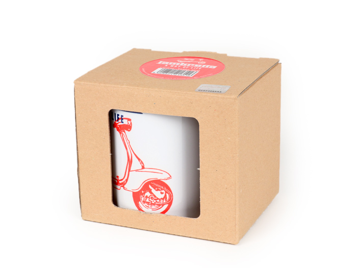 Taza - Mug -LAMBRETTA - A way of life - rojo