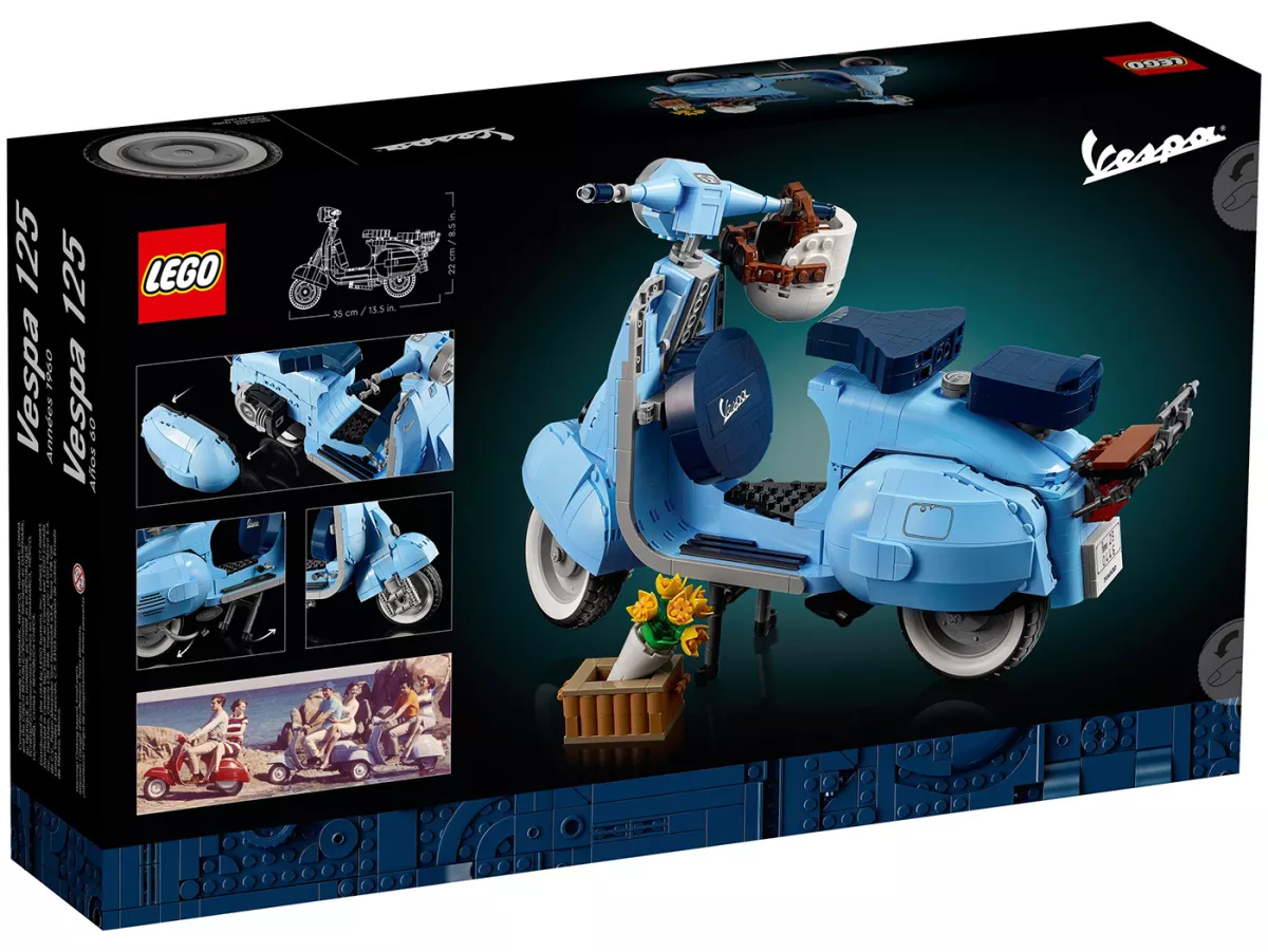 Model -LEGO®- Vespa 125 1960s - Creator Expert - 1107 onderdelen