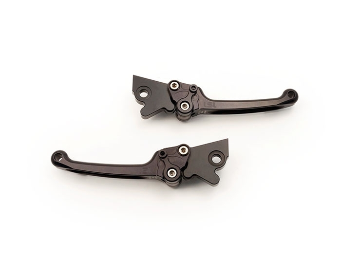Paire leviers de frein -LSL réglable, 150mm, EG/ABE- Piaggio MP3 125, MP3, 250, MP3 300 (2003-2013), MP3 400, MP3 500 (2003-2013), MP3 Yourban 125, MP3 Yourban 300, MP3 125 Ibrido, MP3 300 Hybrid, Piaggio X8 EVO 400, Piaggio Beverly 125, Beverly 200, Beve