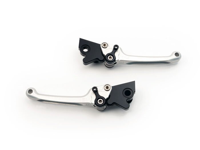 Set leva freno -LSL regolabile, 150mm, EG/ABE- Piaggio X7 125, X7, 250, X7 300, X8 125, X8 200, X8 250, X9 125, X9 250 (ZAPM2300004501001-), Gilera Nexus 125, Nexus 250, Nexus, 300 - argento