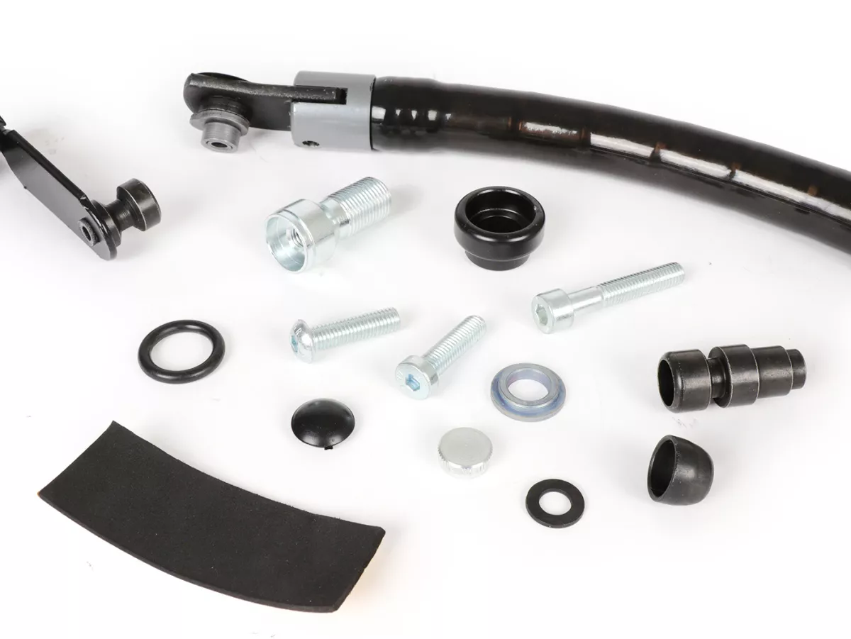 Steering lock DK -CLM Blindado- Yamaha T Max 560 - mounting on handlebar