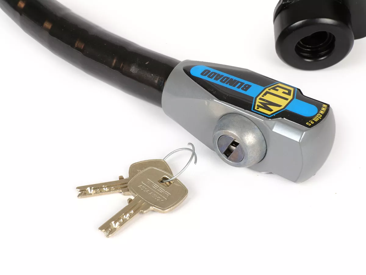 Steering lock DK -CLM Blindado- Yamaha T Max 560 - mounting on handlebar