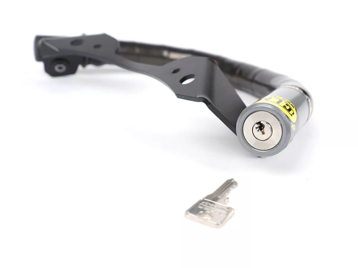 Steering lock SK -CLM Blindado- Honda Vision 110 2021- - mounting on handlebar