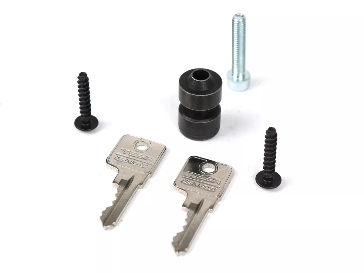 Steering lock SK -CLM Blindado- Honda Vision 110 2021- - mounting on handlebar