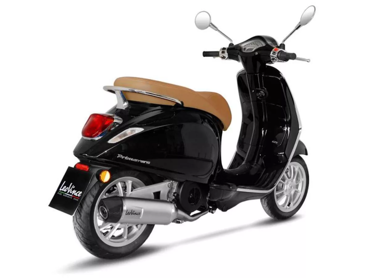 Knalpot -LEOVINCE One Evo- Vespa Primavera 125-150ie 3V iGet (2016-2020, Euro 4), Vespa Sprint 125-150ie 3V iGet (2016-2020, Euro 4) - baja tahan karat