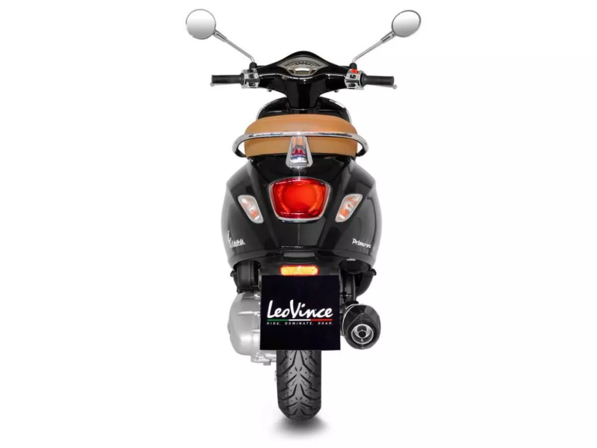 Knalpot -LEOVINCE One Evo- Vespa Primavera 125-150ie 3V iGet (2016-2020, Euro 4), Vespa Sprint 125-150ie 3V iGet (2016-2020, Euro 4) - baja tahan karat