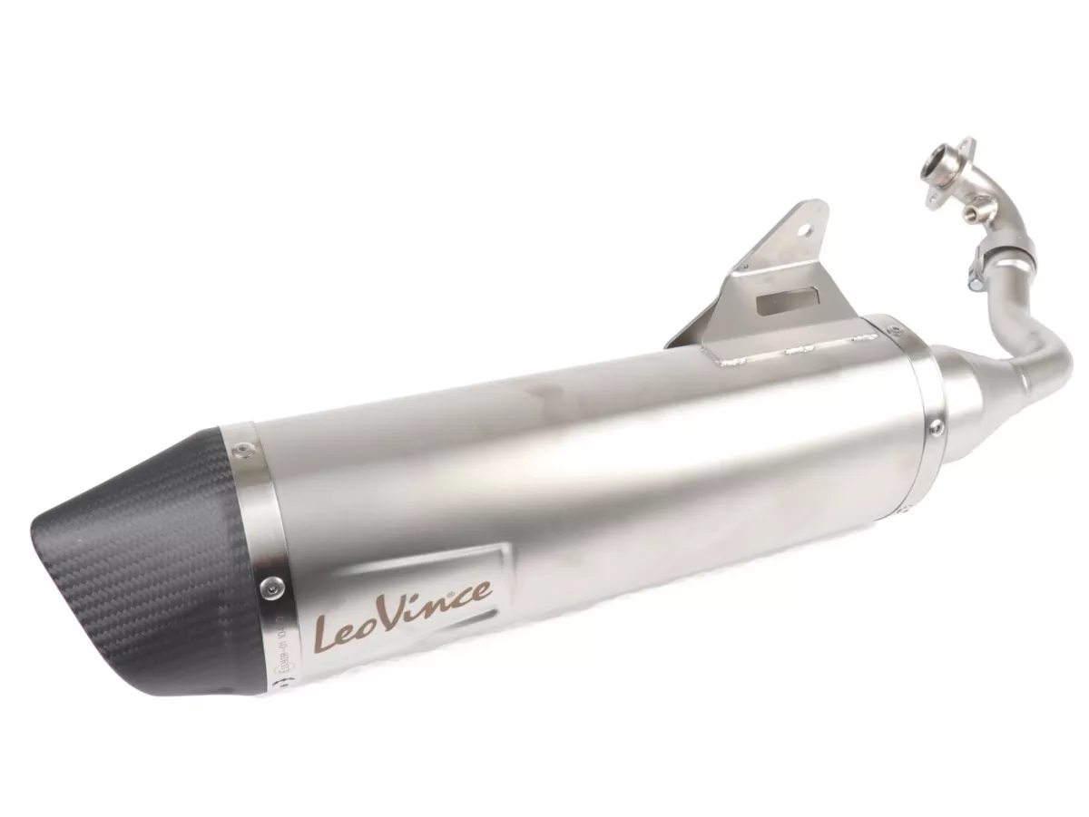 Avgasrör -LEOVINCE One Evo Slip-On- Vespa GTS Super HPE 300 (Euro 5, ZAPMD3100, ZAPMD3101, ZAPMD3101) - rostfritt stål