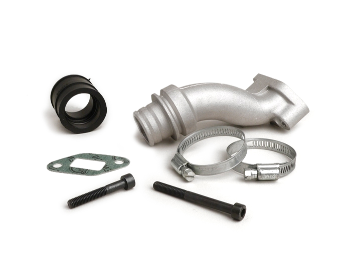 Intake manifold -MALOSSI 2-stud, rotary valve- Vespa V50, PV125 - CS=28.5mm