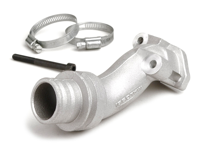 Intake manifold -MALOSSI 2-stud, rotary valve- Vespa V50, PV125 - CS=28.5mm