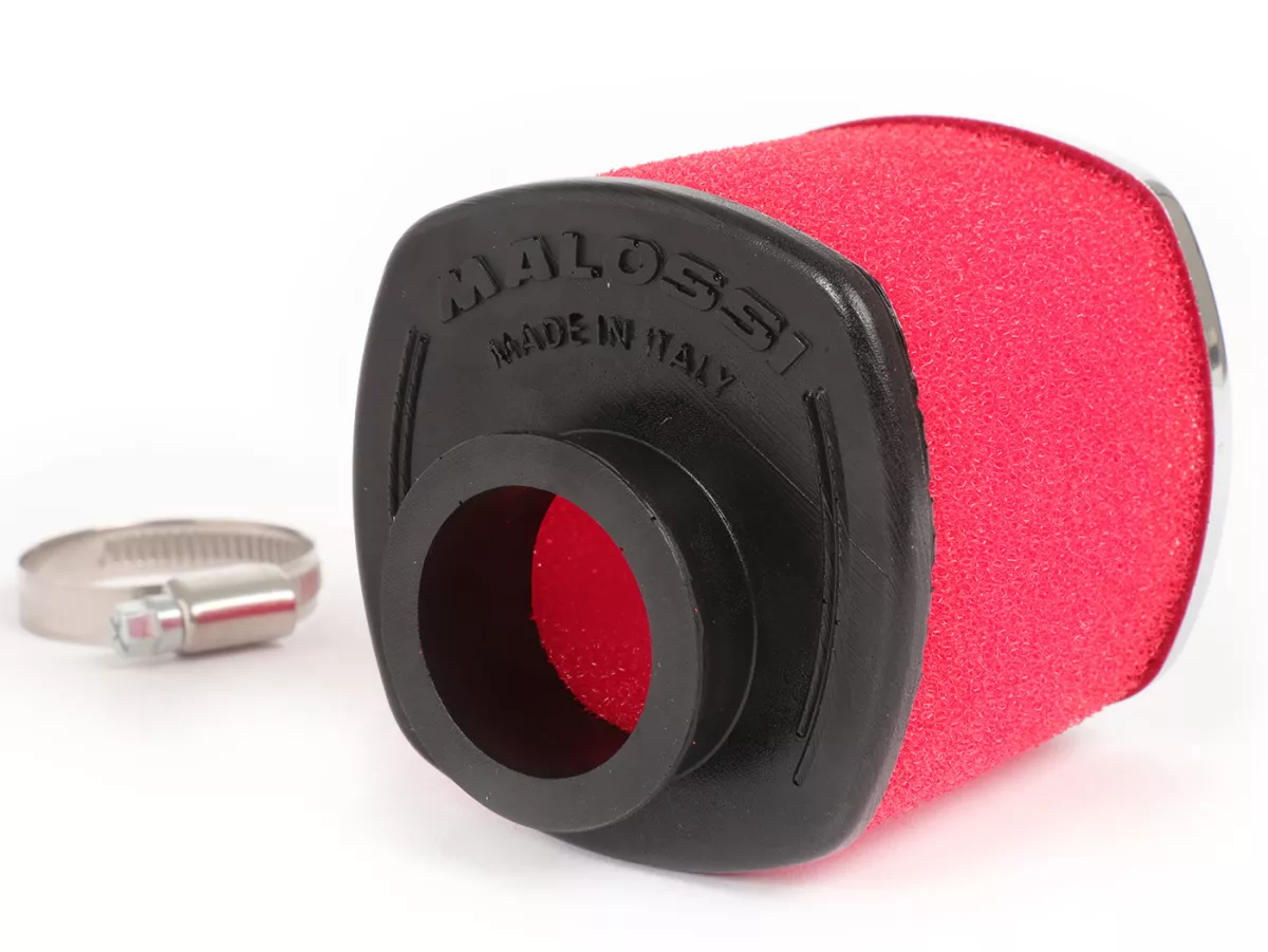 Filter udara -MALOSSI E14- lurus, lebar sambungan = 32mm, PHBG 19 - PHBD 14