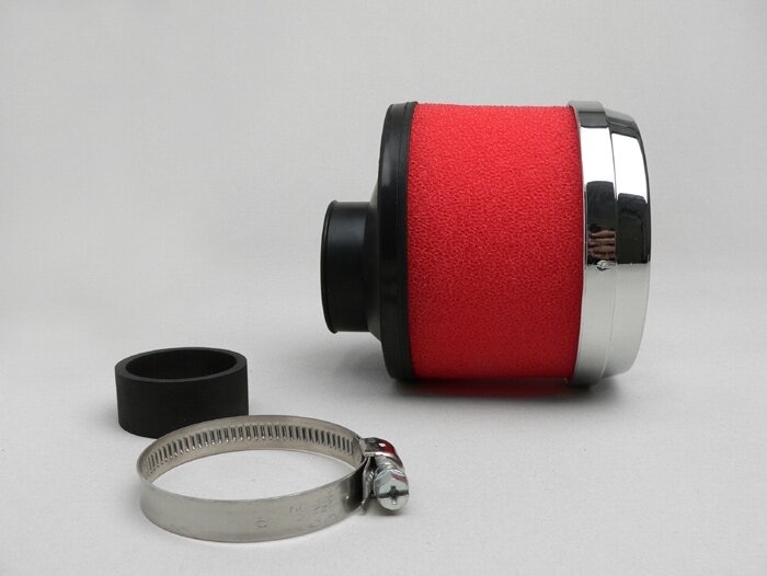 Air filter -MALOSSI E13- straight, CS= 32-38mm