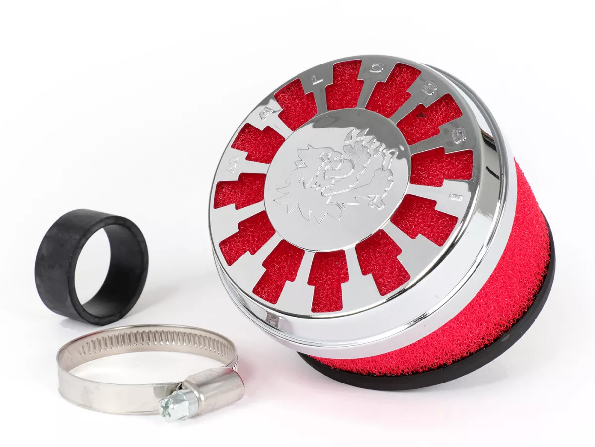 Air filter -MALOSSI E13- 25°, CS= 32-38mm, PHVA/B-PHBN-PHBG-PHBL