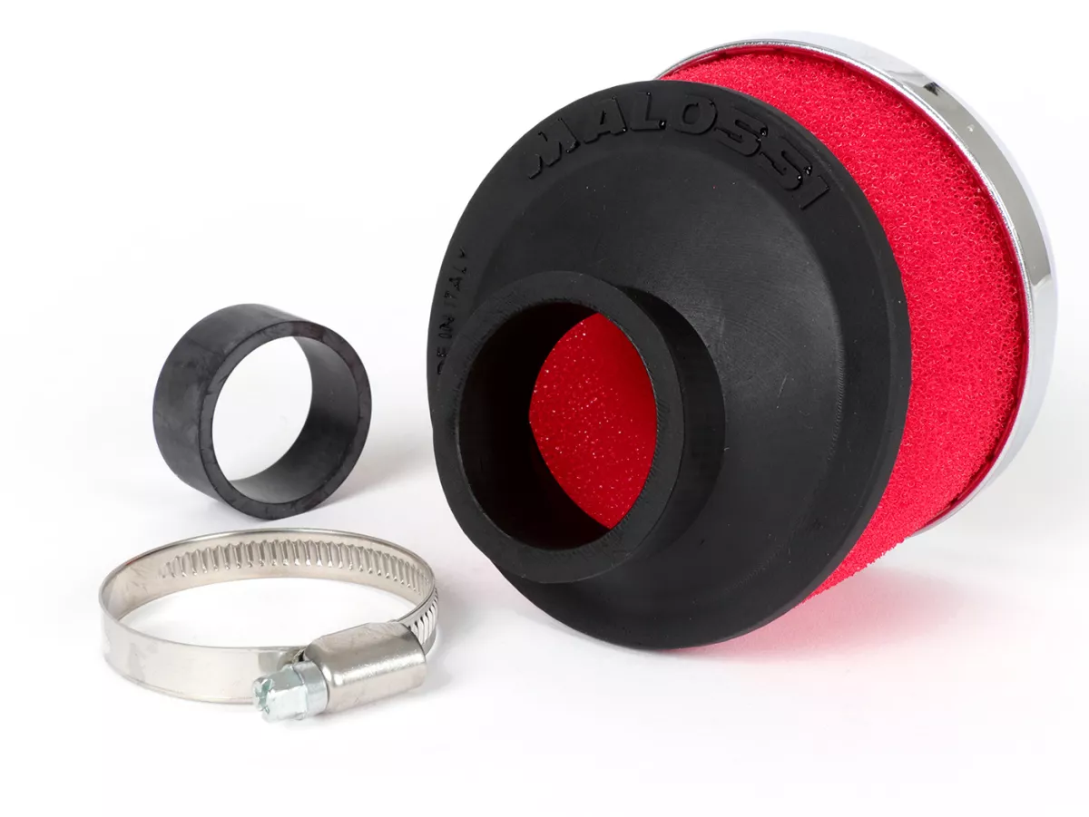 Air filter -MALOSSI E13- 25°, CS= 32-38mm, PHVA/B-PHBN-PHBG-PHBL