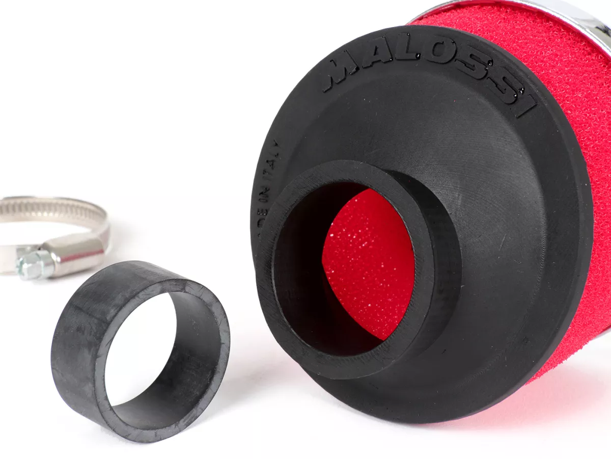 Air filter -MALOSSI E13- 25°, CS= 32-38mm, PHVA/B-PHBN-PHBG-PHBL