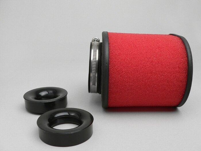 Luchtfilter -MALOSSI E15- recht, aansluitbreedte = 60mm