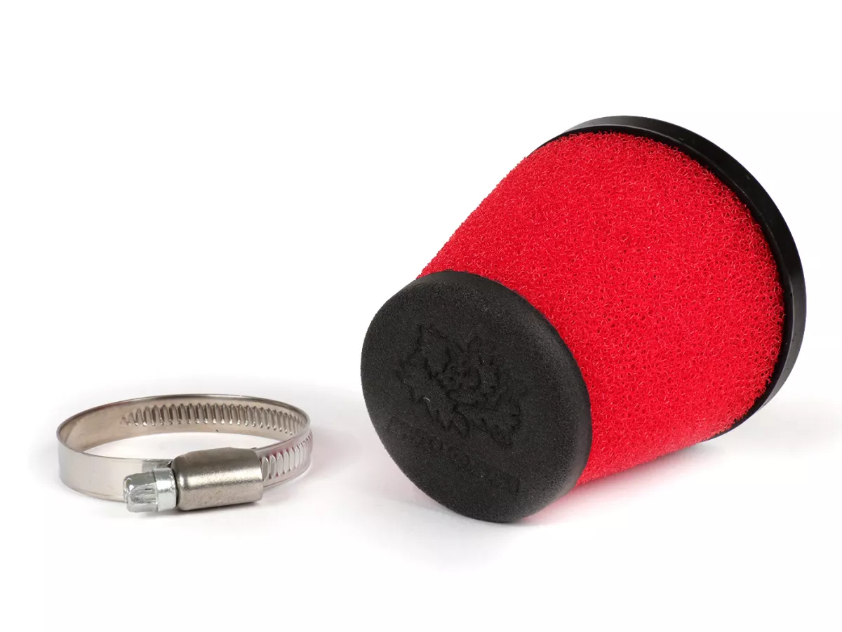 Air filter -MALOSSI E17- straight, CS= Ø 32 PHVA - PHBN - PHBG - PHBL