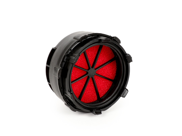 Air filter -MALOSSI- Vespa PV125, ET3 (Dellorto SHBC 19.19 with metal air filter with stud bolt, not suitable for SHBC 19.19E with clamped plastic air filter)