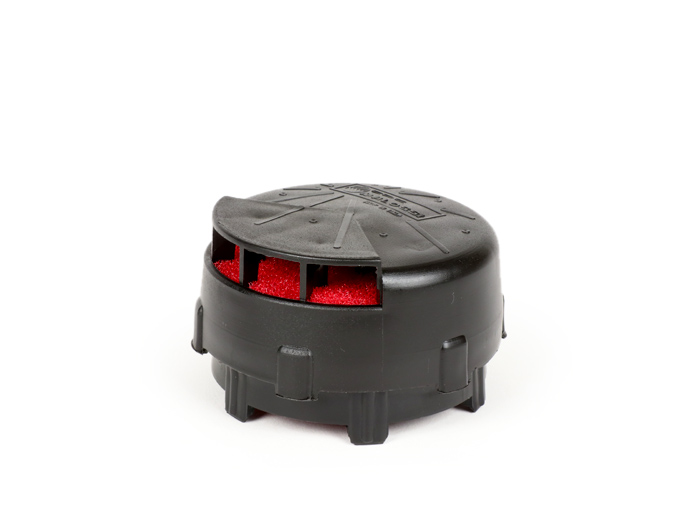 Air filter -MALOSSI- Vespa PV125, ET3 (Dellorto SHBC 19.19 with metal air filter with stud bolt, not suitable for SHBC 19.19E with clamped plastic air filter)