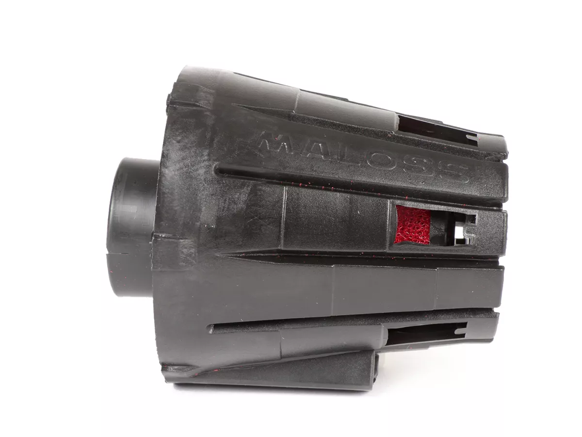 Luftfilter -MALOSSI E5- 0°, anslutningsstorlek = 32x1,25 - Svart, PHBG 15-21