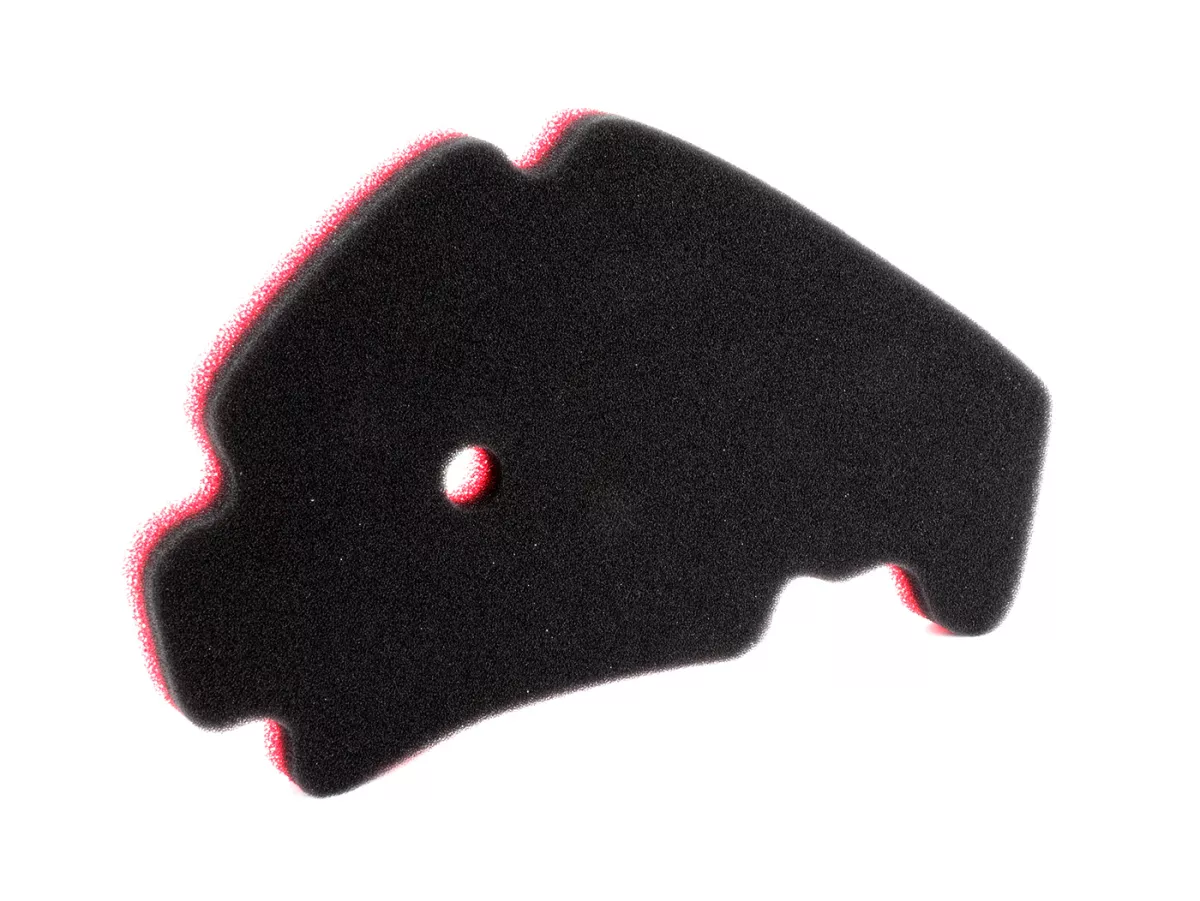 Luftfilterinsats -MALOSSI Double Red Sponge- Piaggio 125 ccm Leader LC från 2006, Piaggio 200 ccm Leader LC från 2006, Piaggio 250 ccm Quasar/HPE, Piaggio 400-500 ccm Master