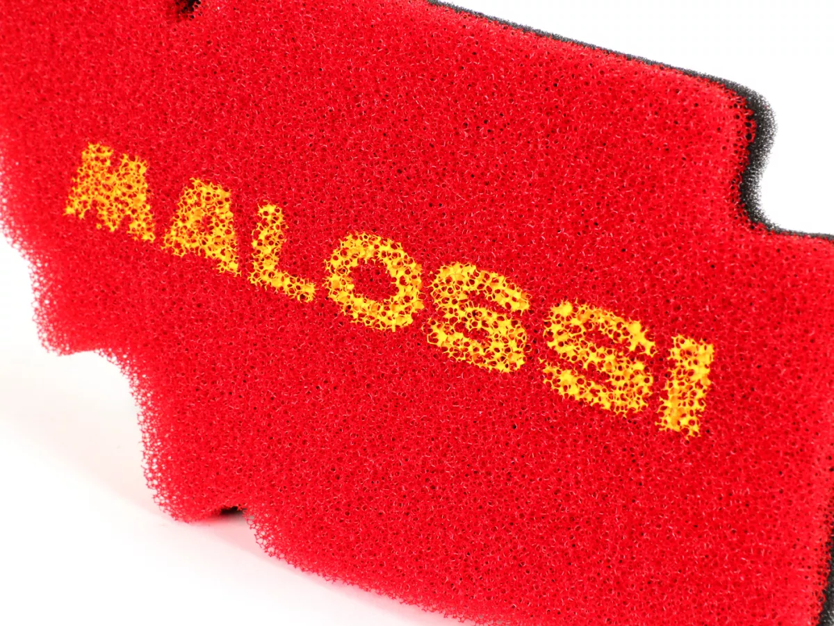 Filtro de aire -MALOSSI Doble Esponja Roja- Vespa Primavera 50 4T 3V iGET (Euro4, CA03M), Sprint 50 4T 3V iGET (Euro4, CA01M), Liberty 50 4T iGET 3V ie (Euro4, CA11M, 2018-), Zip 50 4T 3V ie (Euro4, CA21M, 2018-)
