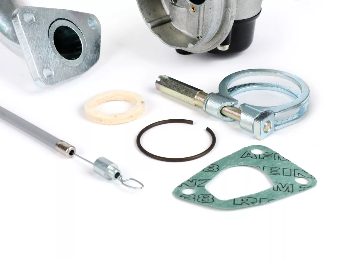 Kit carburador -DELLORTO 3 agujeros, 19/19mm SHB- Vespa PK50 XL2, PK50 HP
