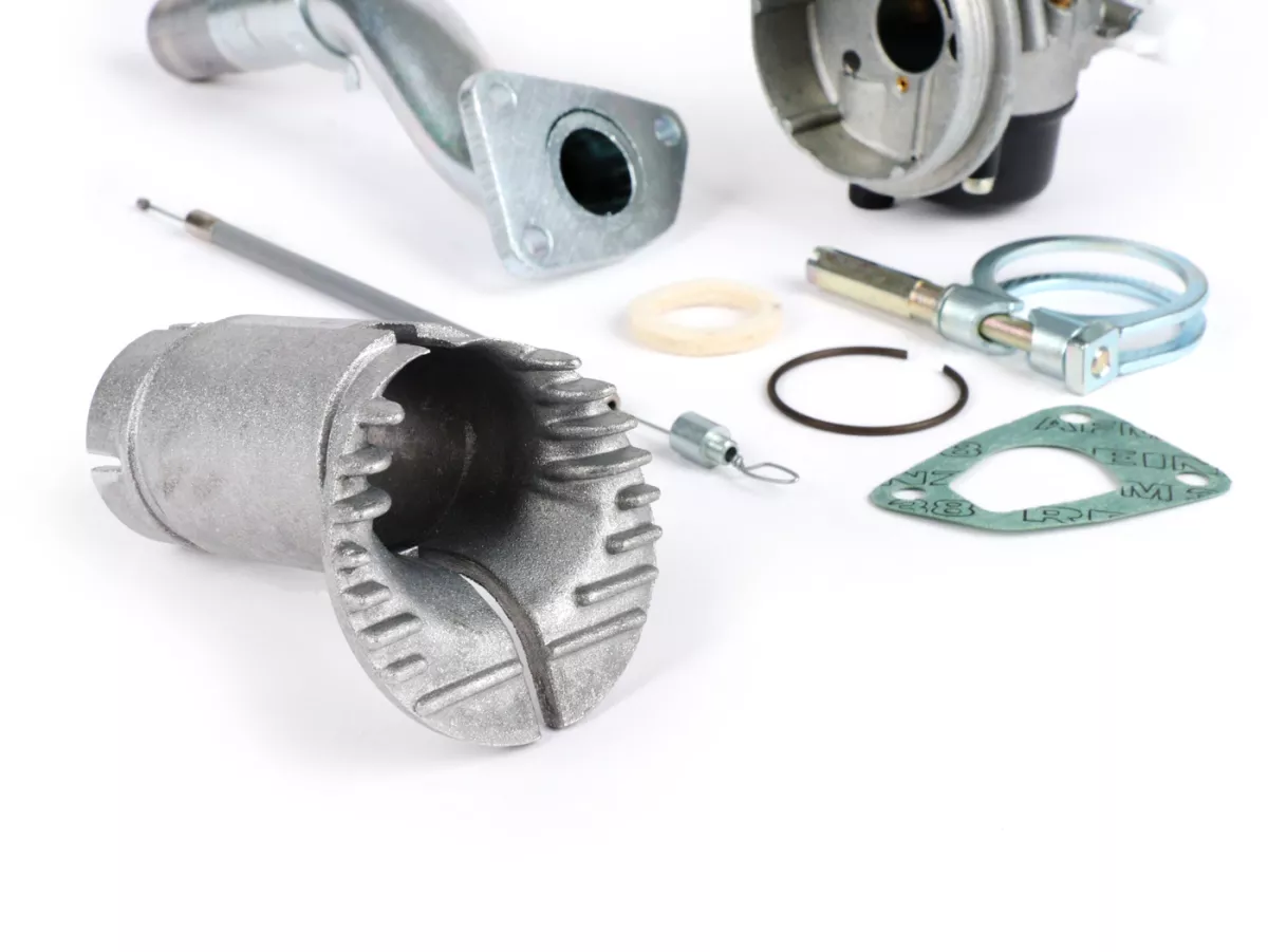 Kit carburador -DELLORTO 3 agujeros, 19/19mm SHB- Vespa PK50 XL2, PK50 HP