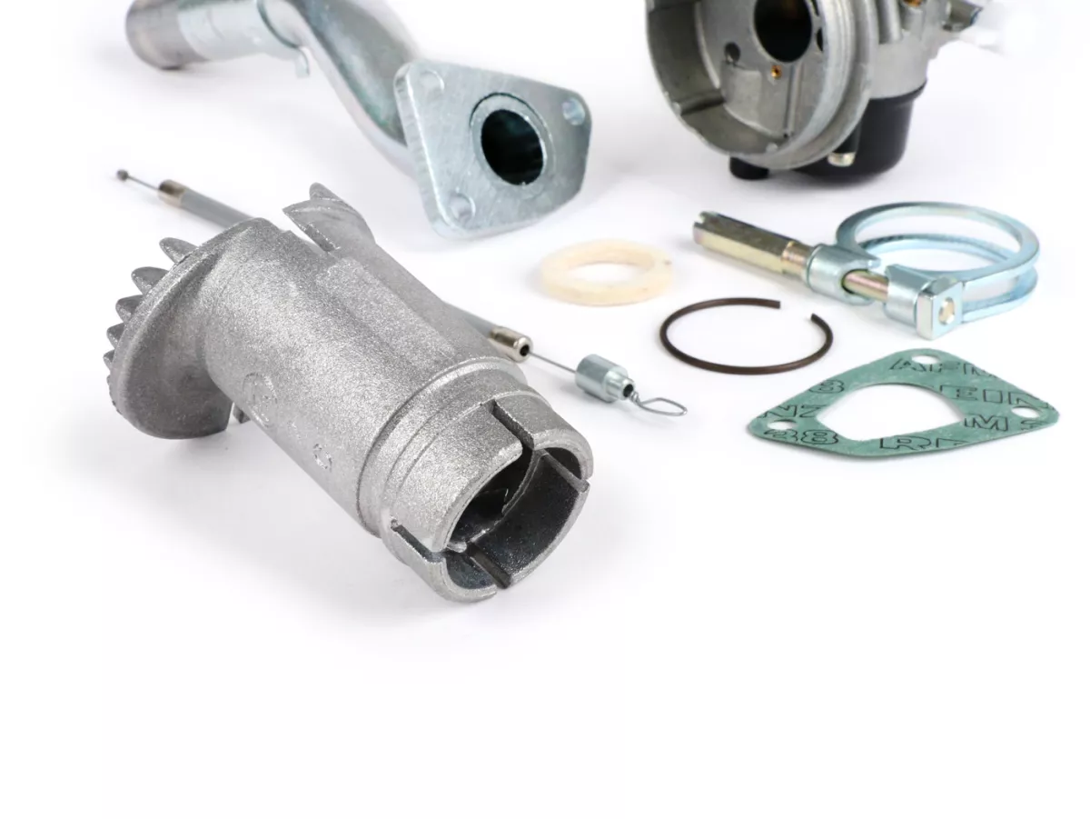Kit carburador -DELLORTO 3 agujeros, 19/19mm SHB- Vespa PK50 XL2, PK50 HP