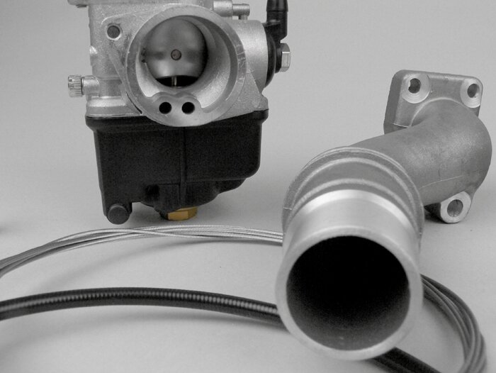 Carburetor kit -MALOSSI 3-hole, 25mm Dellorto PHBL, rotary valve- Vespa PK XL