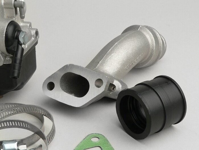 Carburator kit -MALOSSI 2-stud, 25mm Dellorto PHBL, rotary valve- Vespa V50, PV, ET3