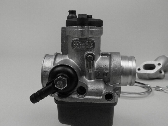 Kit carburador -MALOSSI 2 orificios, 25mm Dellorto PHBL, válvula rotativa- Vespa PK S