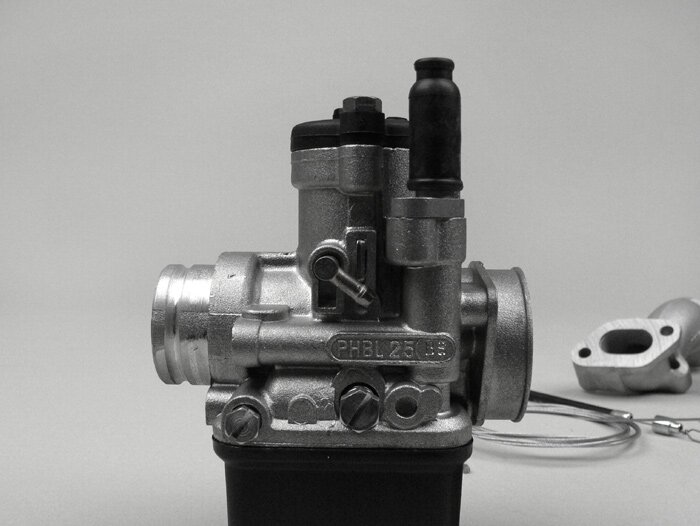 Kit carburador -MALOSSI 2 orificios, 25mm Dellorto PHBL, válvula rotativa- Vespa PK S