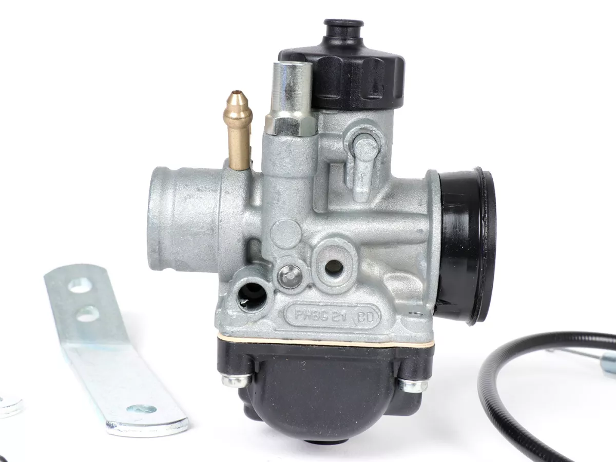 Carburator kit -MALOSSI 21mm Dellorto PHBG BD- Piaggio 50 cc 2-stroke - CS=23mm- APRILIA SPORTCITYONE 50, SR50, SCARABEO, DERBI ATLANTIS 50 ,BULLET 50,  GP1, GILERA ICE, GILERA RUNNER 50, GILERA STALKER, ITALJET TORPEDO, PIAGGIO SFERA 50, SFERA 80,TPH 50,