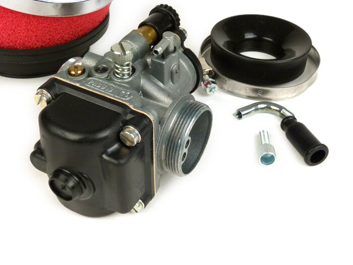 Carburateur kit -MALOSSI MHR TEAM 19mm Dellorto PHBG BS- Minarelli 50 ccm, Piaggio 50 ccm 2-takt - AW=23mm - APRILIA SR50 (Minarelli), YAMAHA AEROX 50, BWS 50, JOG50, JOG50RR, NEOS, SLIDER, SPY, VINO50, WHY50, ZEST50, ZUMA50, CPI ARAGON 50, Formula, GTR, 