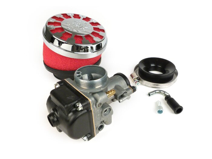 Carburateur kit -MALOSSI MHR TEAM 19mm Dellorto PHBG BS- Minarelli 50 ccm, Piaggio 50 ccm 2-takt - AW=23mm - APRILIA SR50 (Minarelli), YAMAHA AEROX 50, BWS 50, JOG50, JOG50RR, NEOS, SLIDER, SPY, VINO50, WHY50, ZEST50, ZUMA50, CPI ARAGON 50, Formula, GTR, 