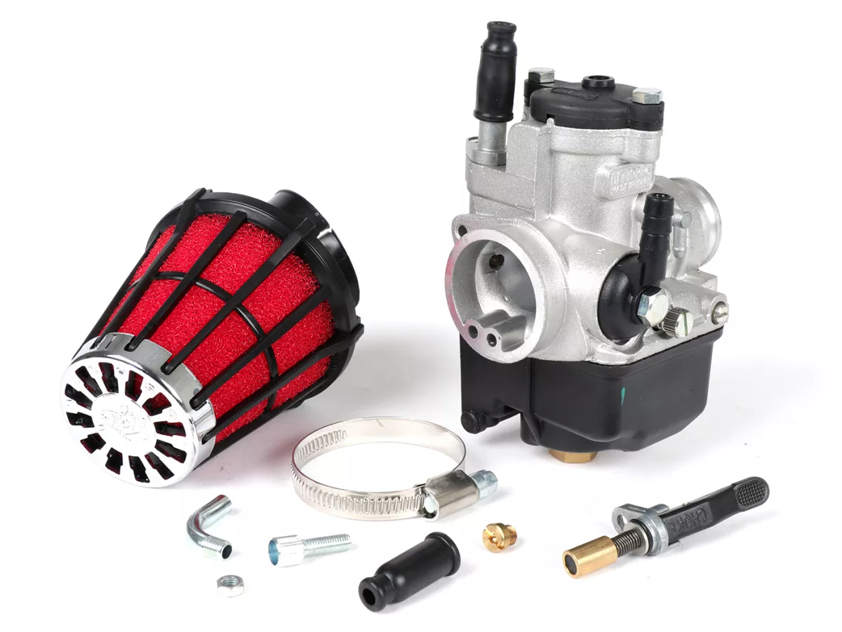 Kit carburatore -MALOSSI 25mm Dellorto PHBL BS MHR- strozzatura manuale, Gilera Runner 125-180 ccm 2 tempi, Italjet Dragster 125-180 ccm 2 tempi - AW=30mm