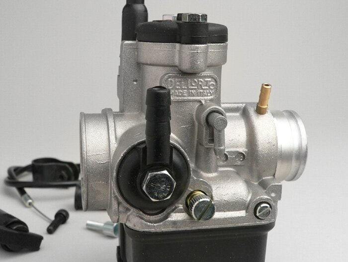 Carburateur kit -MALOSSI 25mm Dellorto PHBL- handmatige choke, Piaggio Hexagon 125-180 ccm 2-takt - AW=30mm