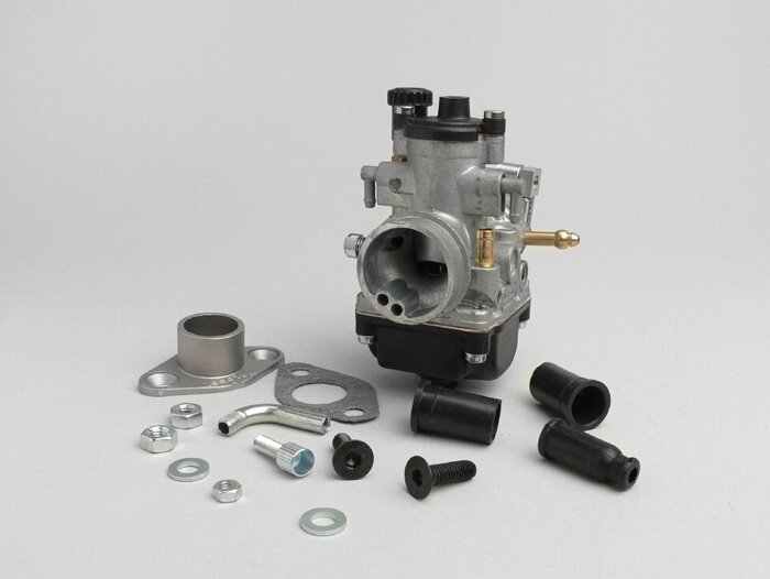 Kit karburator -MALOSSI 19mm Dellorto PHBG AS- Morini 50 ccm (tipe Aprilia/Suzuki) - SUZUKI ESTILETE, SUZUKI KATANA50, ZILION 99, APRILIA MOJITO 50, SR50 (mesin Morini)