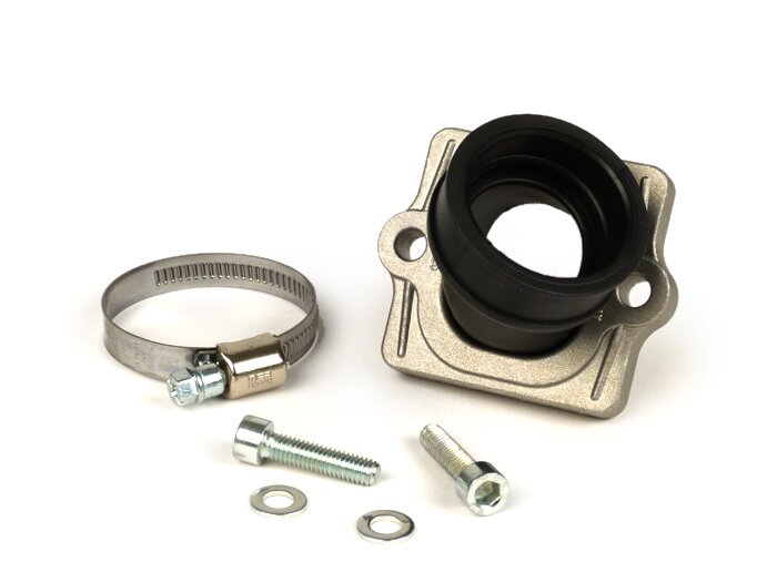 Inlaatspruitstuk -MALOSSI MHR + FKM- Piaggio 2-takt - AW=Ø34mm (carburateur Ø28-30mm - PHBH, VHSH, PWK28, TMX30, Smartcarb 26-28)