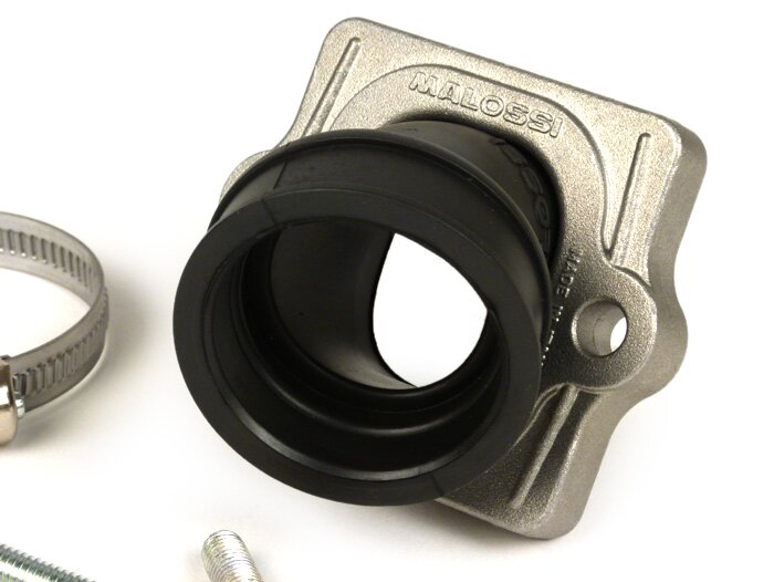 Inlaatspruitstuk -MALOSSI MHR + FKM- Piaggio 2-takt - AW=Ø34mm (carburateur Ø28-30mm - PHBH, VHSH, PWK28, TMX30, Smartcarb 26-28)