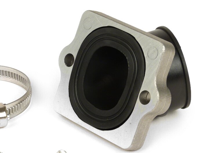 Inlaatspruitstuk -MALOSSI MHR + FKM- Piaggio 2-takt - AW=Ø34mm (carburateur Ø28-30mm - PHBH, VHSH, PWK28, TMX30, Smartcarb 26-28)