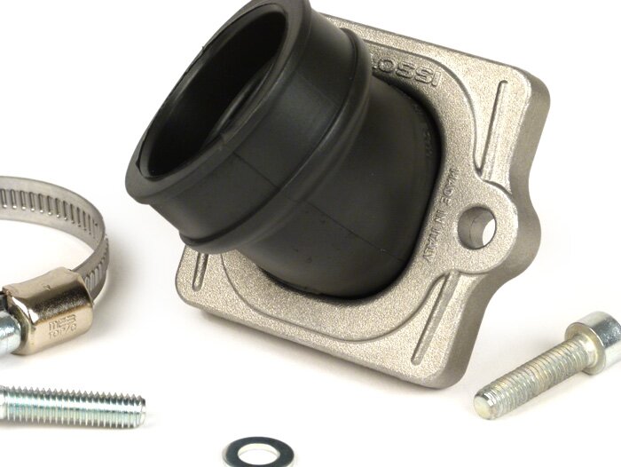 Inlaatspruitstuk -MALOSSI MHR + FKM- Piaggio 2-takt - AW=Ø34mm (carburateur Ø28-30mm - PHBH, VHSH, PWK28, TMX30, Smartcarb 26-28)