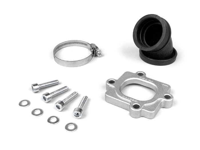 Collettore di aspirazione -MALOSSI MHR + FKM- Minarelli/CPI 50 ccm (orizzontale) - AW=Ø34mm (carburatore Ø28-30mm - PHBH, VHSH, PWK28, TMX30, Smartcarb 26-28)