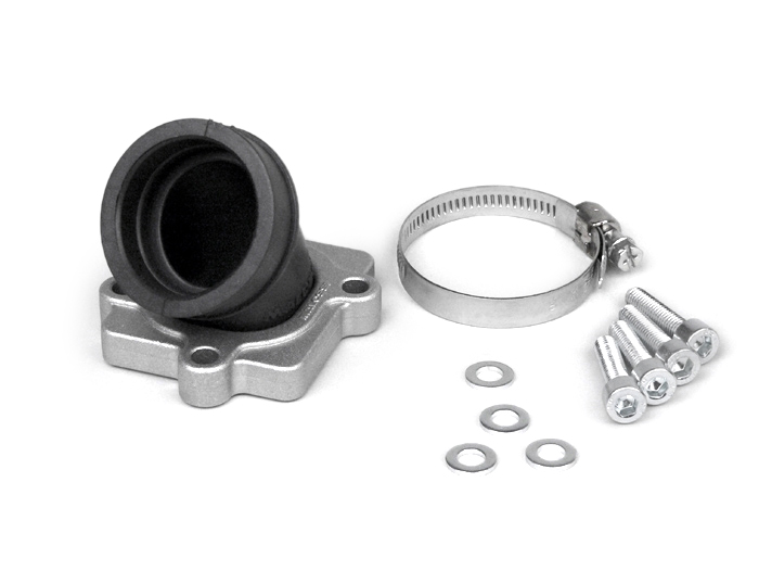 Collettore di aspirazione -MALOSSI MHR + FKM- Minarelli/CPI 50 ccm (orizzontale) - AW=Ø34mm (carburatore Ø28-30mm - PHBH, VHSH, PWK28, TMX30, Smartcarb 26-28)