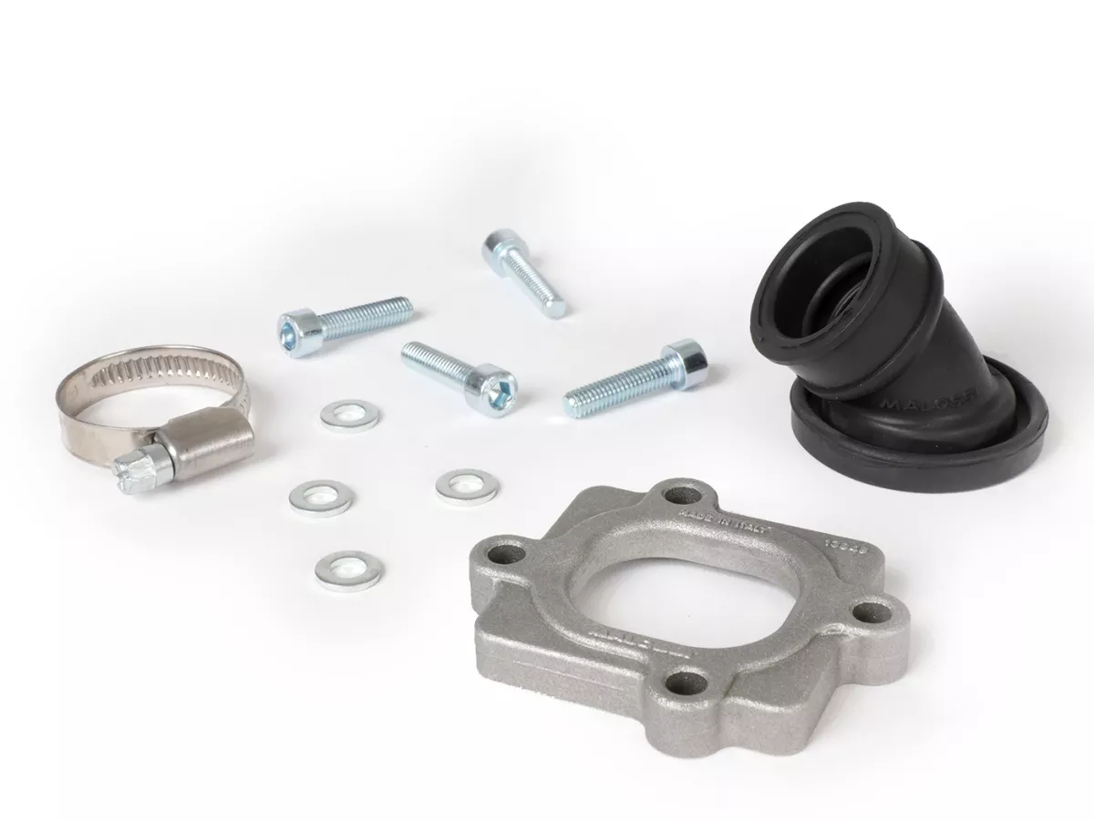 Inlaatspruitstuk X360 FKM Racing -MALOSSI- Minarelli horizontaal, Suzuki-Morini, CPI/QJ - AW=24,5mm